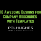 10 Awesome Designs for Company Brochures with Templates - pel hughes print marketing new orleans la