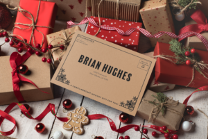 The customizable envelope for our Holiday campaign.